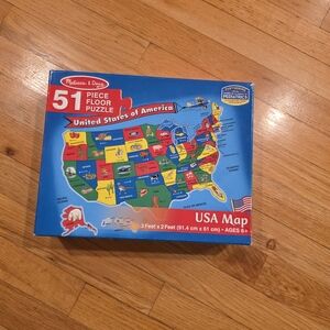 Melissa & Doug United States Of America Floor Puzzle